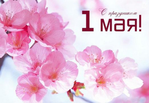 Поздравляем с праздником 1 мая!