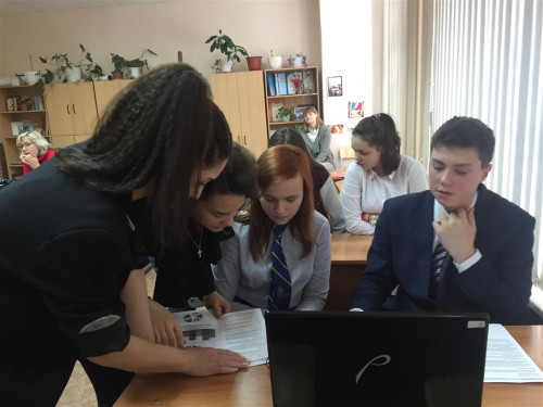 На Фестивале школьников